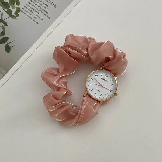 Fashion Ribbon Digital Watch Women Analog Quartz Wristwatches Fashion Women Watch Jewelry Relogio Feminino Zegarek Damski